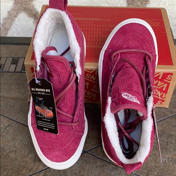 VANS SK8-Hi Mte Dry Rose/Marshmallow WMNS - Picture 7 of 16